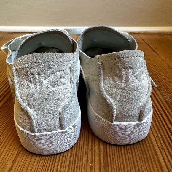 Nike Blazer low top suede ghost aqua sneakers SIZE 8.5 - Picture 6 of 10